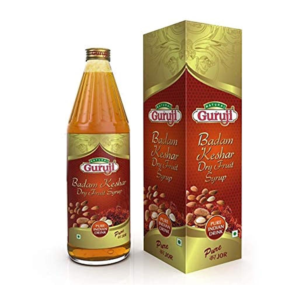 Buy Guruji Badam Kesar Dry Fruit Sharbat Ml Bottle Online At