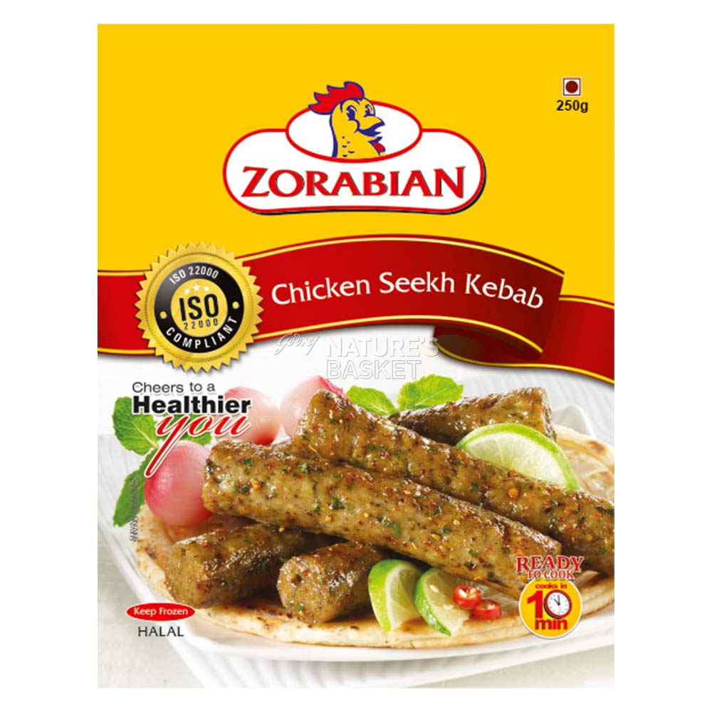 Chicken Seekh Kebab Buy Chicken Seekh Kebab Online ( Zorabian) of Best Quality in India