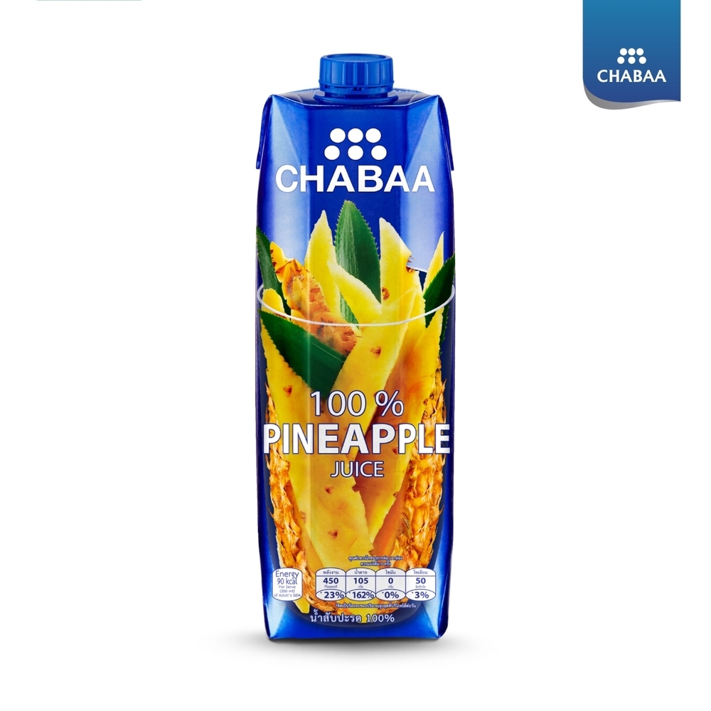 Buy Chabaa Pineapple Juice 1L Tetra Pack Online At Natures Basket