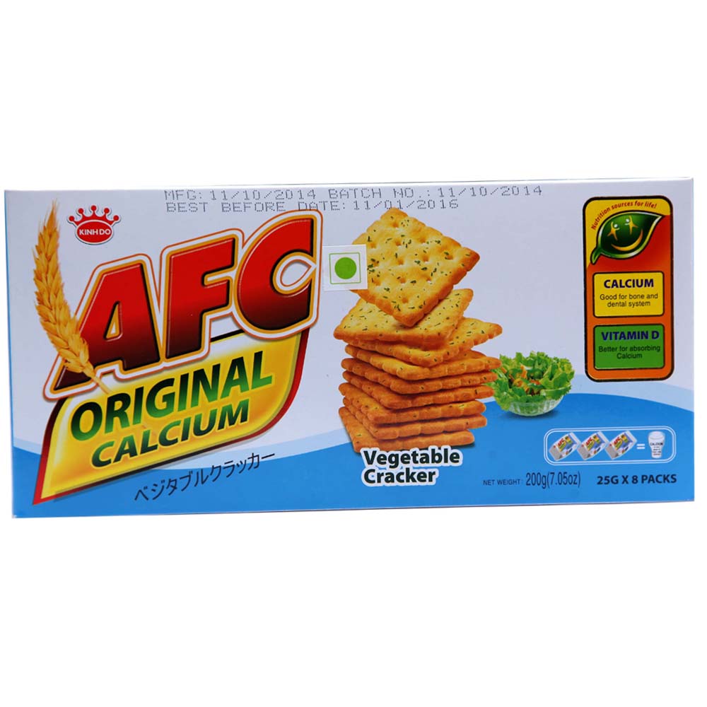 Original Calcium Vegetable Cracker Kinh Do AFC naturesbasket.co.in
