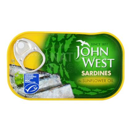 sardines sunflower oil john west