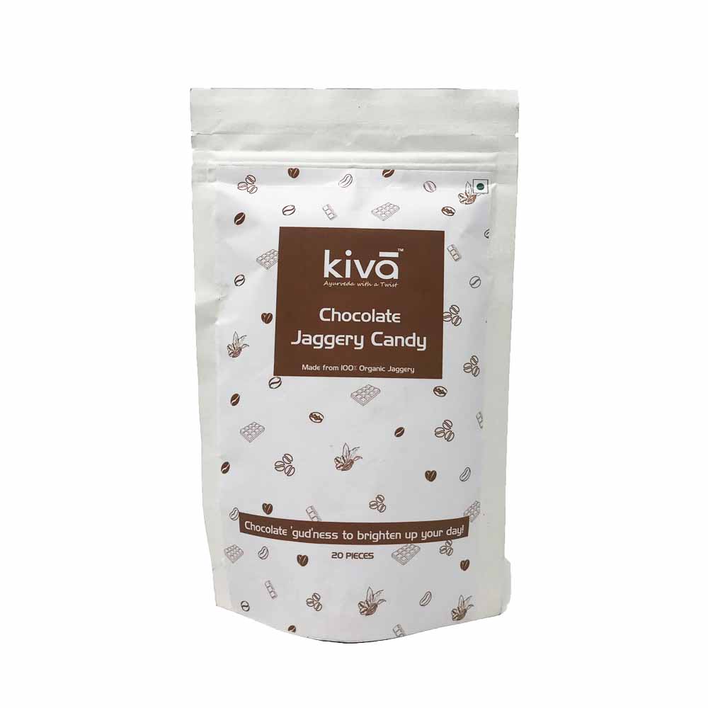 Buy Kiva Chocolate Jaggery Candy, 160g Pouch Online at Natures Basket