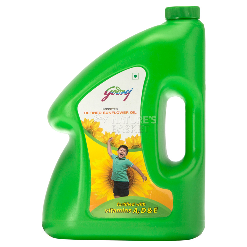 Buy Godrej Imported Refined Sunflower Oil, 5L Online at Natures Basket