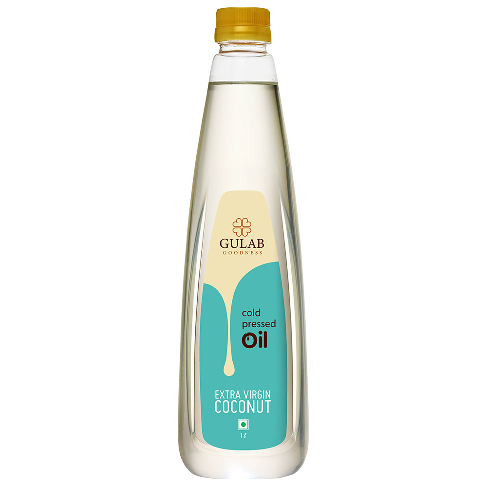 Buy Gulab Cold Pressed Extra Virgin Coconut Oil, 1L Bottle Online at Natures Basket