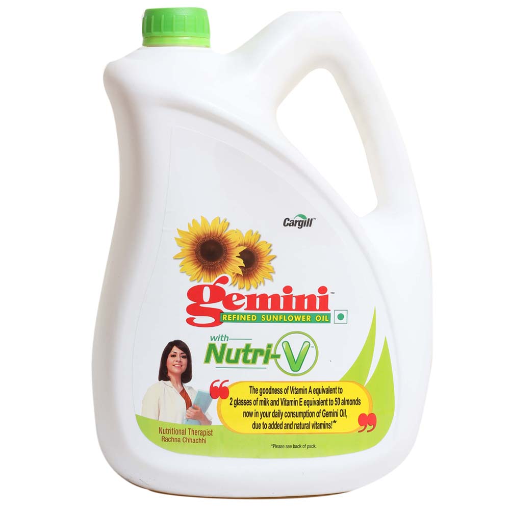 Buy Gemini Pure Sunflower Oil, 1L Pouch Online at Natures Basket