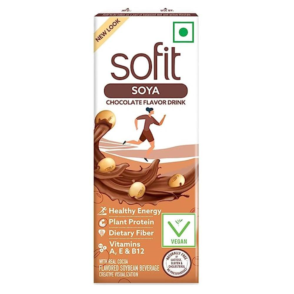 Buy Sofit Soya Milk Chocolate Drink, 200ml Packet Online at Natures Basket