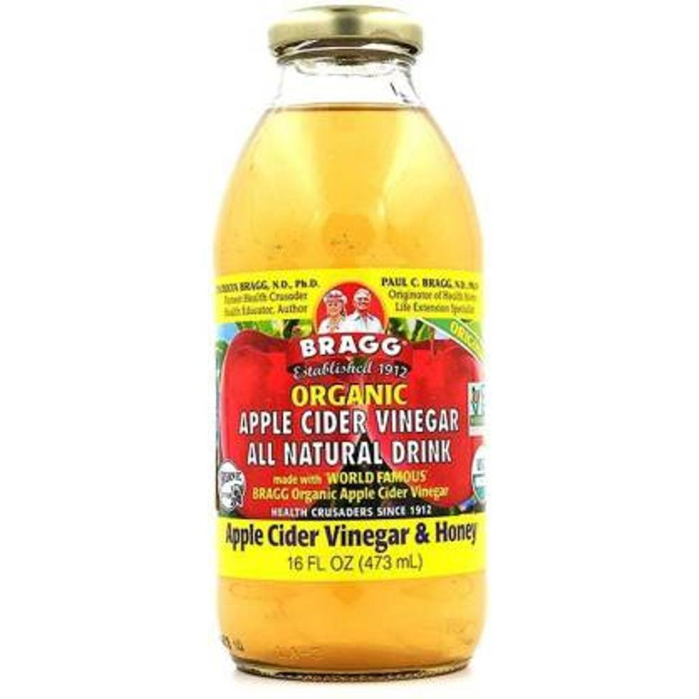 Buy Bragg Apple Honey Organic Apple Cider Vinegar Drink, 473ml Bottle