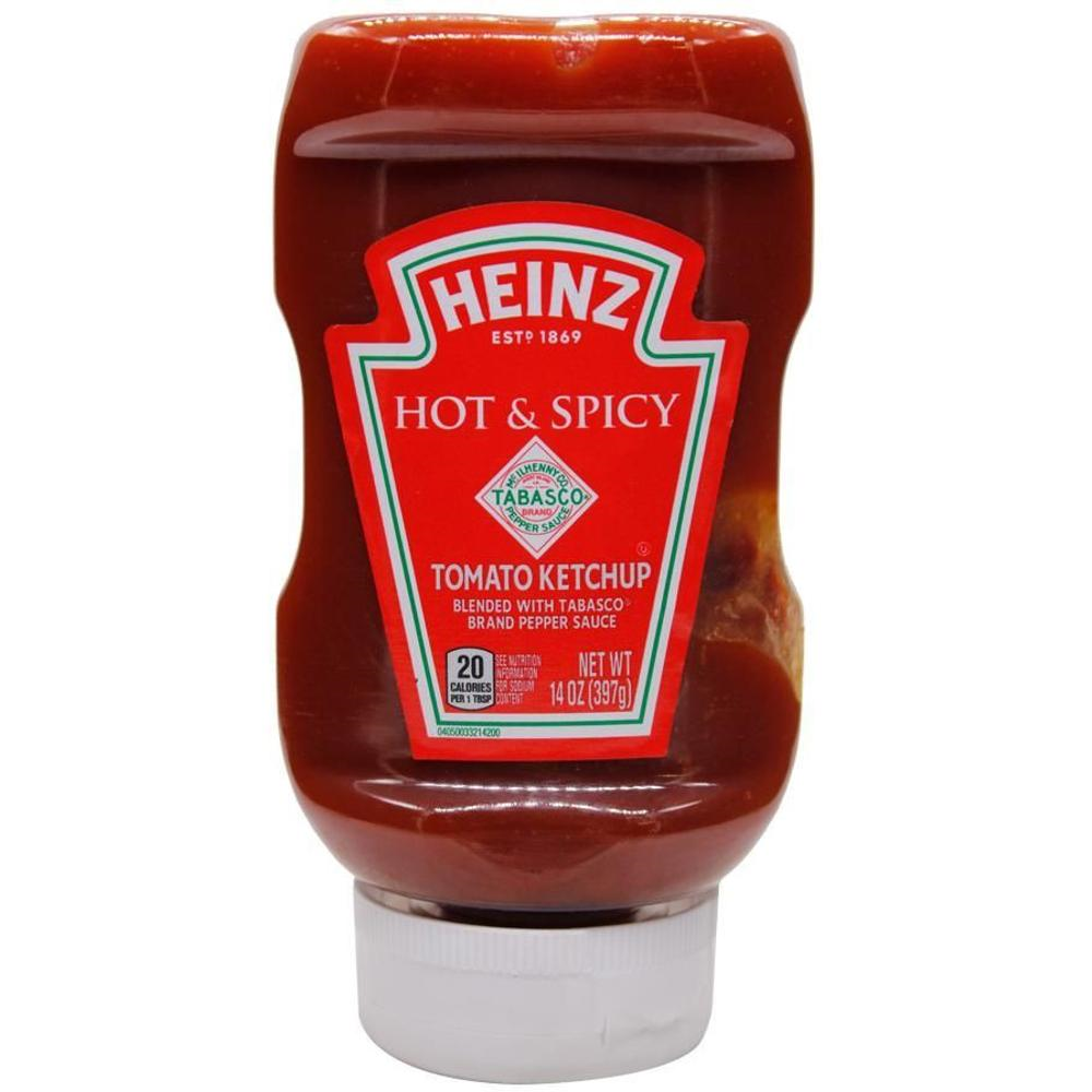 Buy Heinz Hot And Spicy Tomato Ketchup 397g Bottle Online At Natures Basket