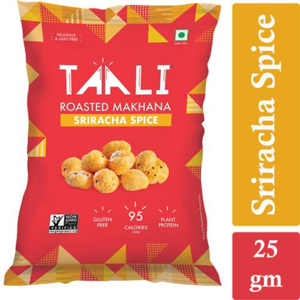 Buy Taali Roasted Makhana Sriracha Spice, 25g Pouch Online at Natures ...