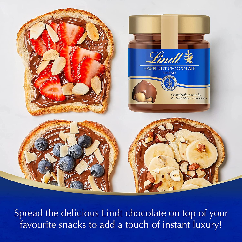 Buy Lindt Hazelnut Milk Chocolate Spread 200g Jar Online At Natures Basket 3456