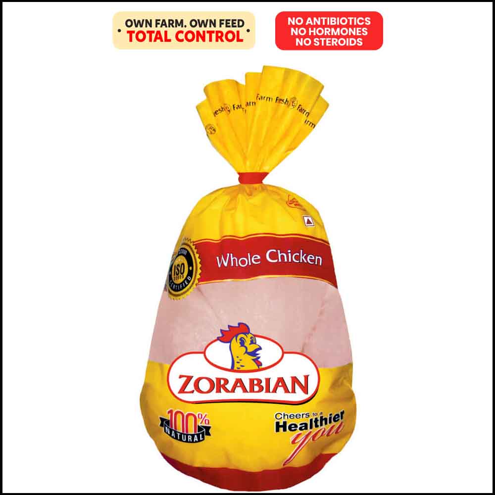 Buy Zorabian Whole Chicken, 1.2Kg Pouch Online at Natures Basket