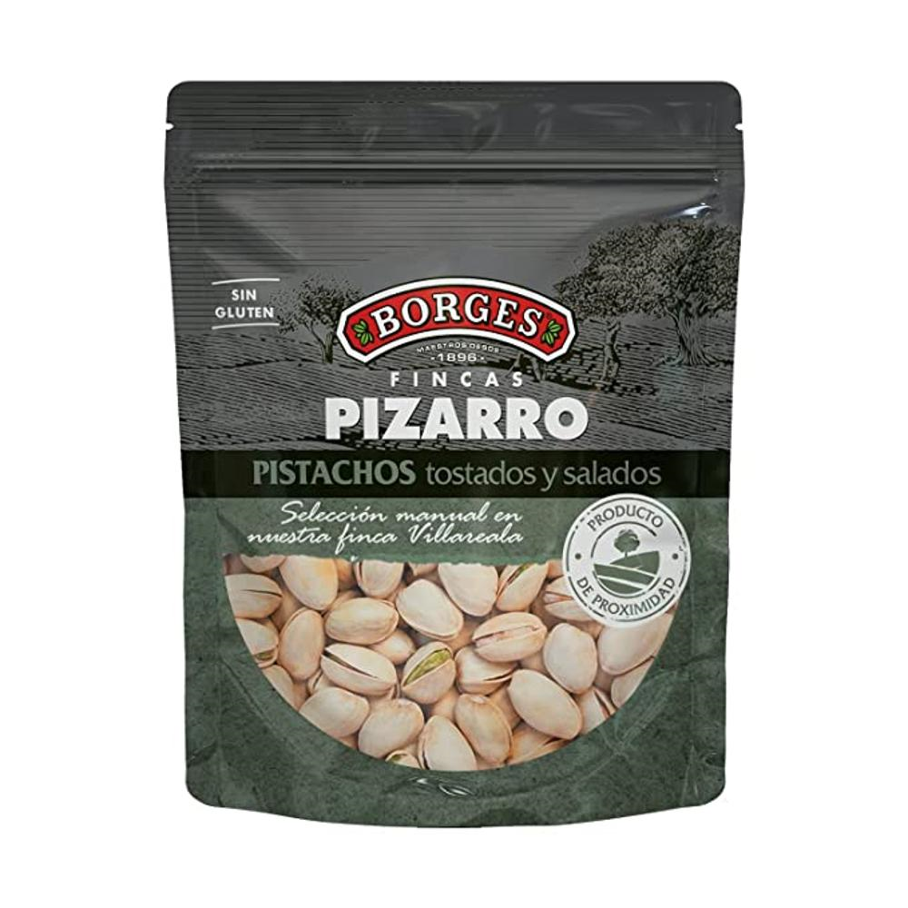 Buy Borges Pizarro Pistachios Roasted & Salted, 130g Pouch Online at ...