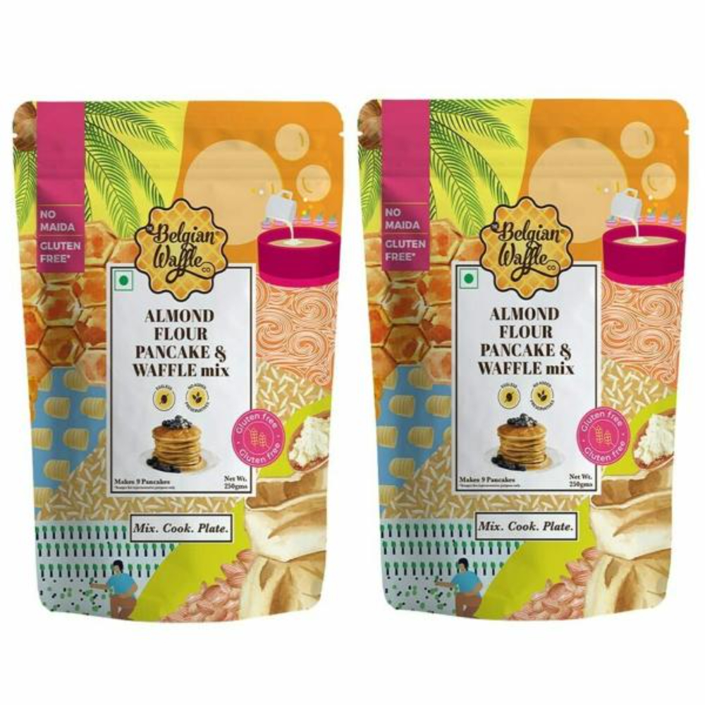 Buy The Belgian Waffle Co Waffle Almond Flour Premix, 250g Pouch Online at Natures Basket
