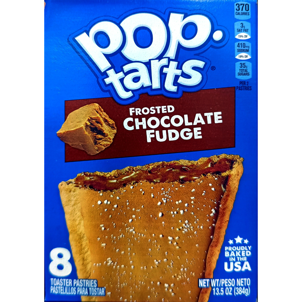 Buy Kelloggs Pop Tarts Frosted Chocolate Fudge 384g Box Online At Natures Basket