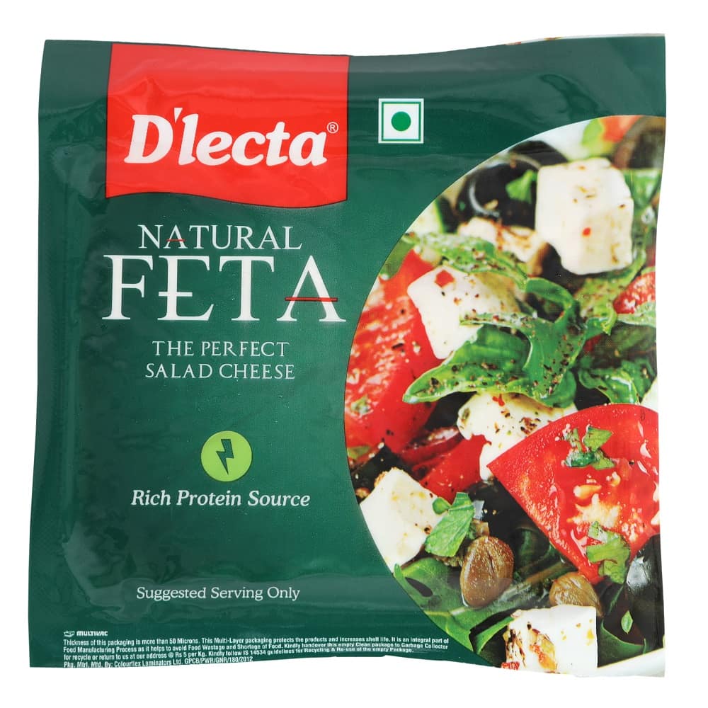 Buy Dlecta Cheese Feta, 100g Packet Online at Natures Basket