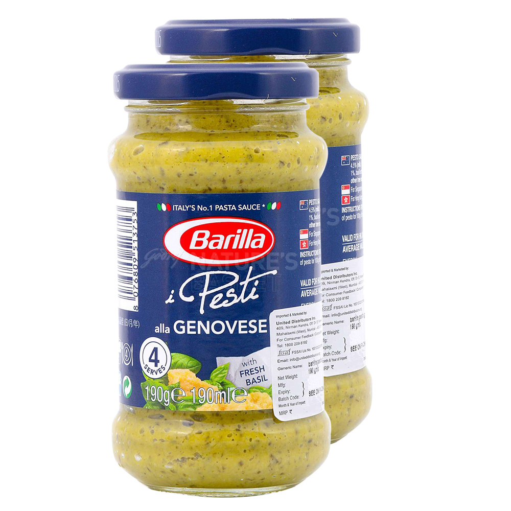 Barilla Pesto Genovese Pasta Sauce ,190G naturesbasket.co.in