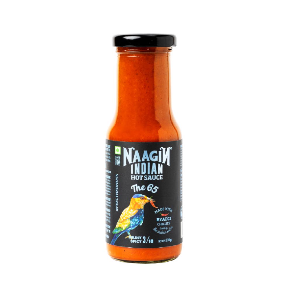 Buy Naagin Indian Hot Sauce the 65, 230g Bottle Online at Natures Basket