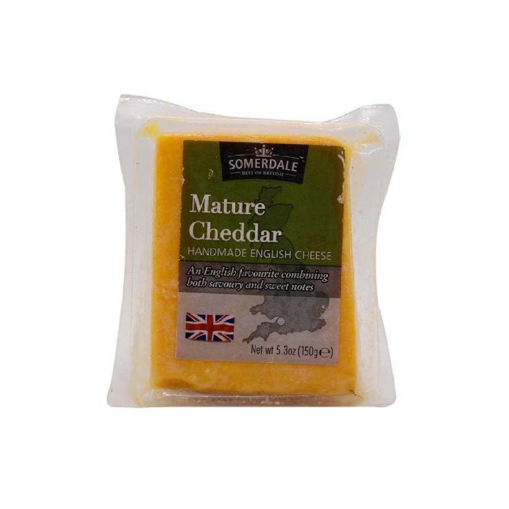 Buy Somerdale Mature White Cheddar, 150g Packet Online at Natures Basket