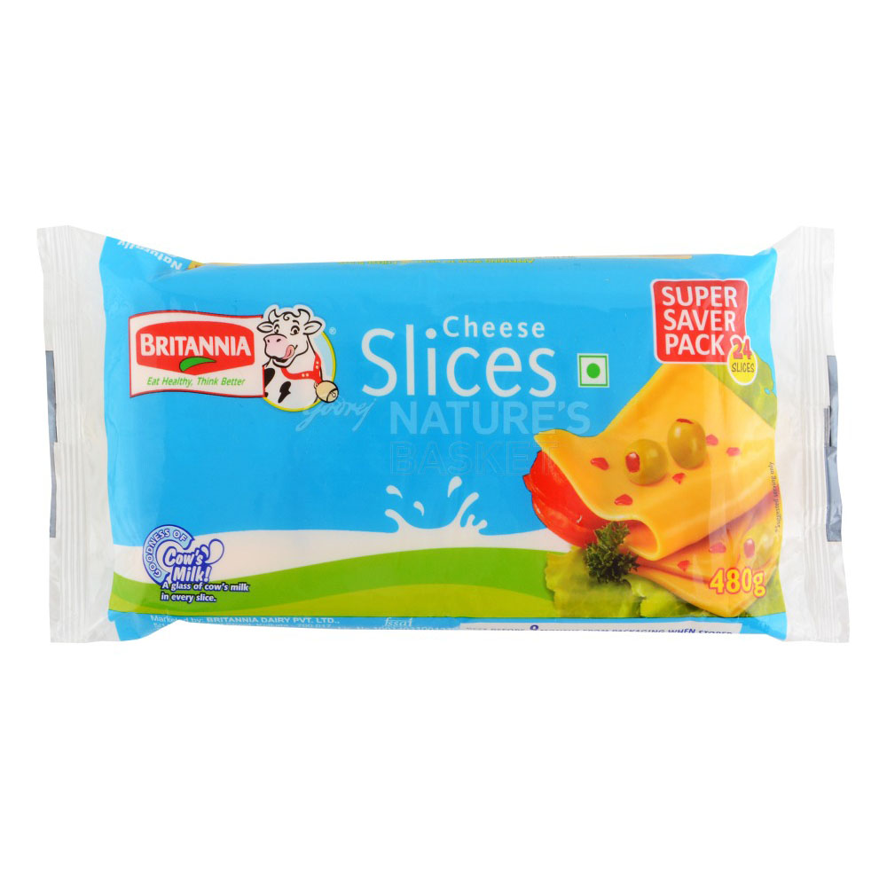 Britannia Cheese Slices Buy Cheese Slices Online (480 gm) at Best
