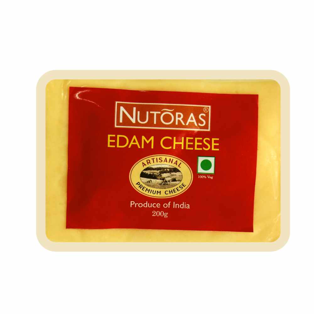 Buy Nutoras Cheese Edam Block, 200g Packet Online at Natures Basket