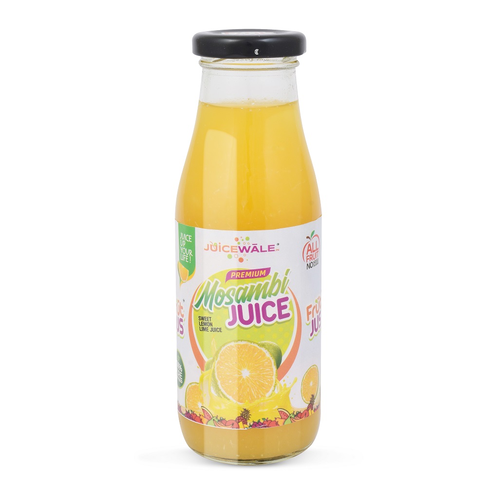 Buy Juicewale Mosambi Fruit Juice, 300ml Bottle Online at Natures Basket