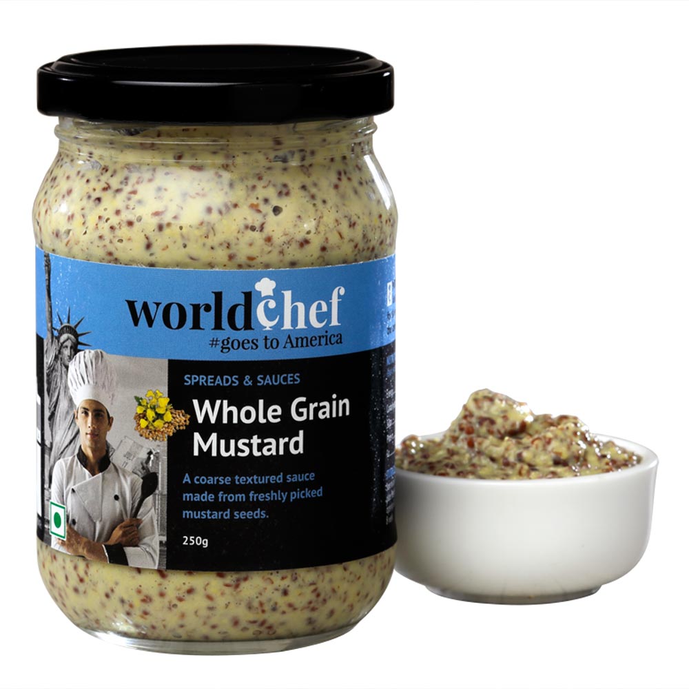 Buy Whole Grain Mustard Online of Best Quality in India Godrej Nature