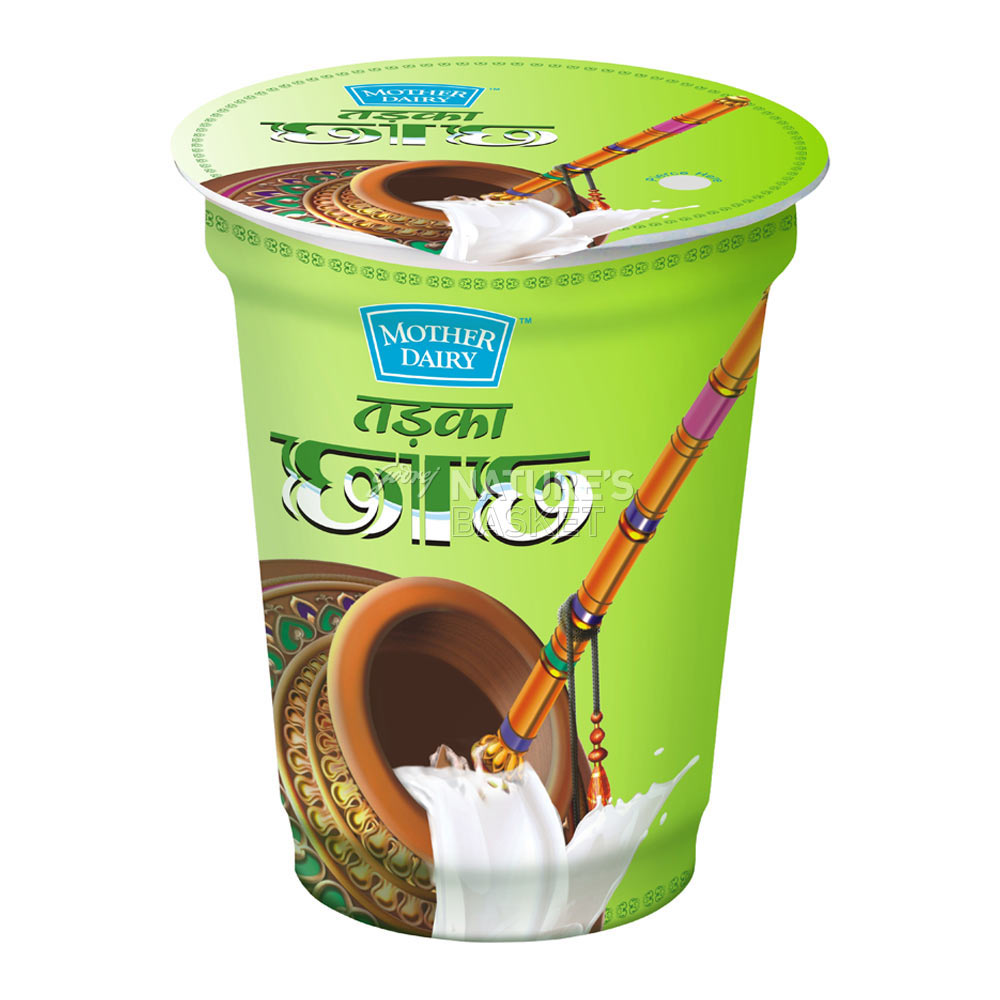 Buy Mother Dairy Tadka Chach Cup, 200ml Bottle Online at Natures Basket