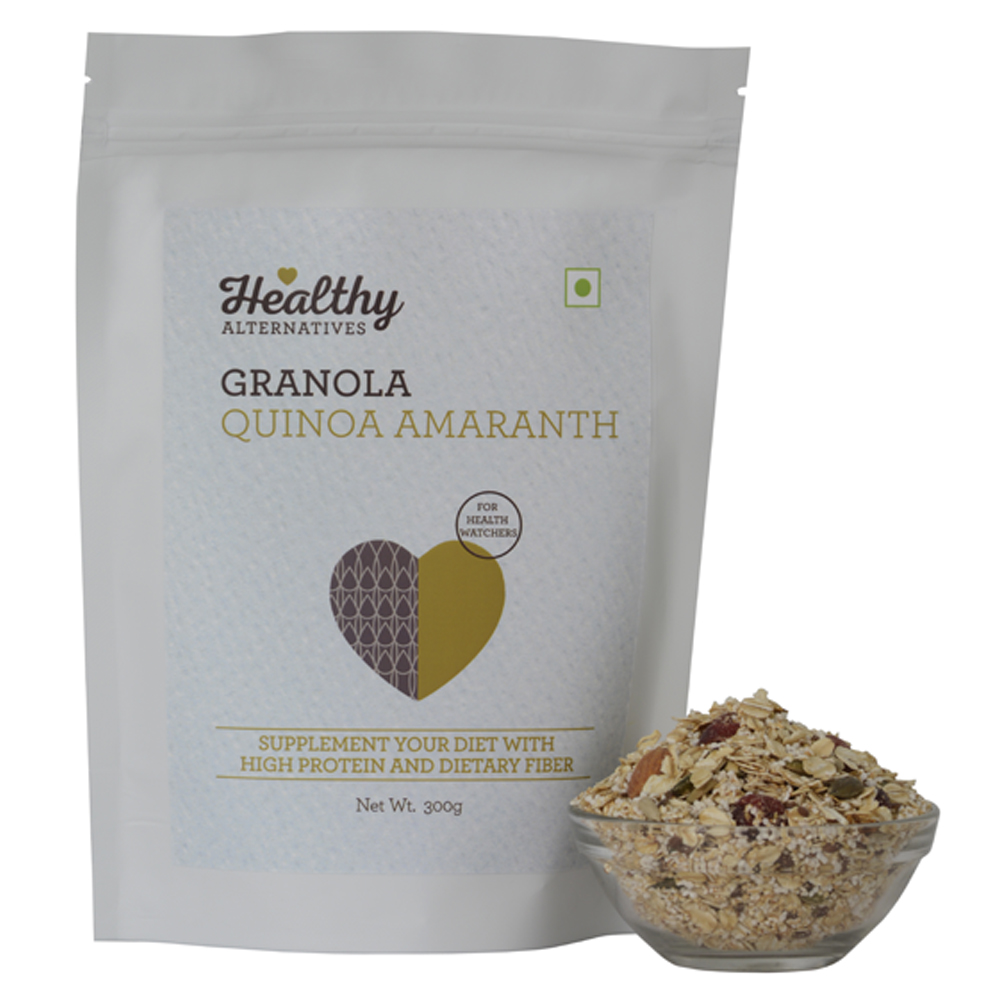 Quinoa Amaranth Granola Healthy Alternatives naturesbasket.co.in