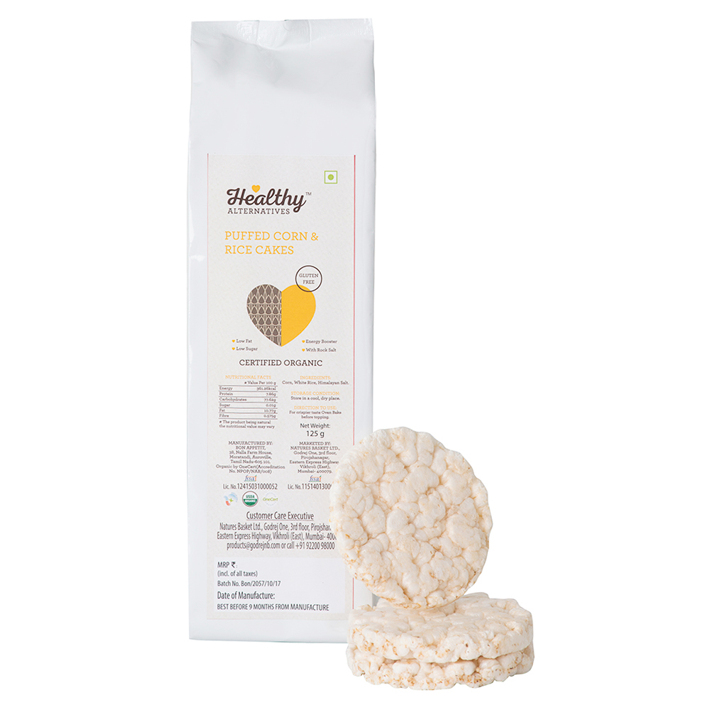 Organic Corn Rice Cake Healthy Alternatives. Buy Snacks & Beverages