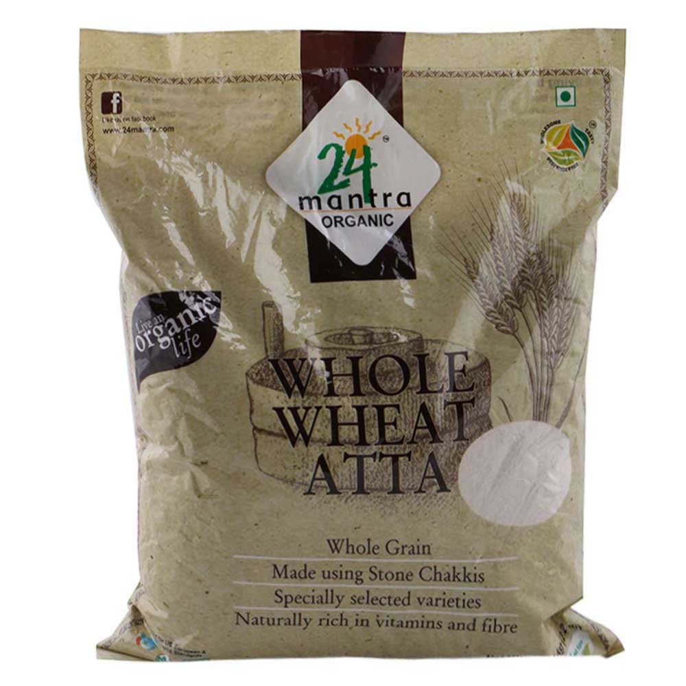 Whole Wheat Atta 24 Mantra Organic naturesbasket.co.in