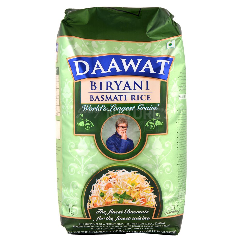 Buy Daawat Biryani Basmati Rice, 5Kg Bag Online at Natures Basket