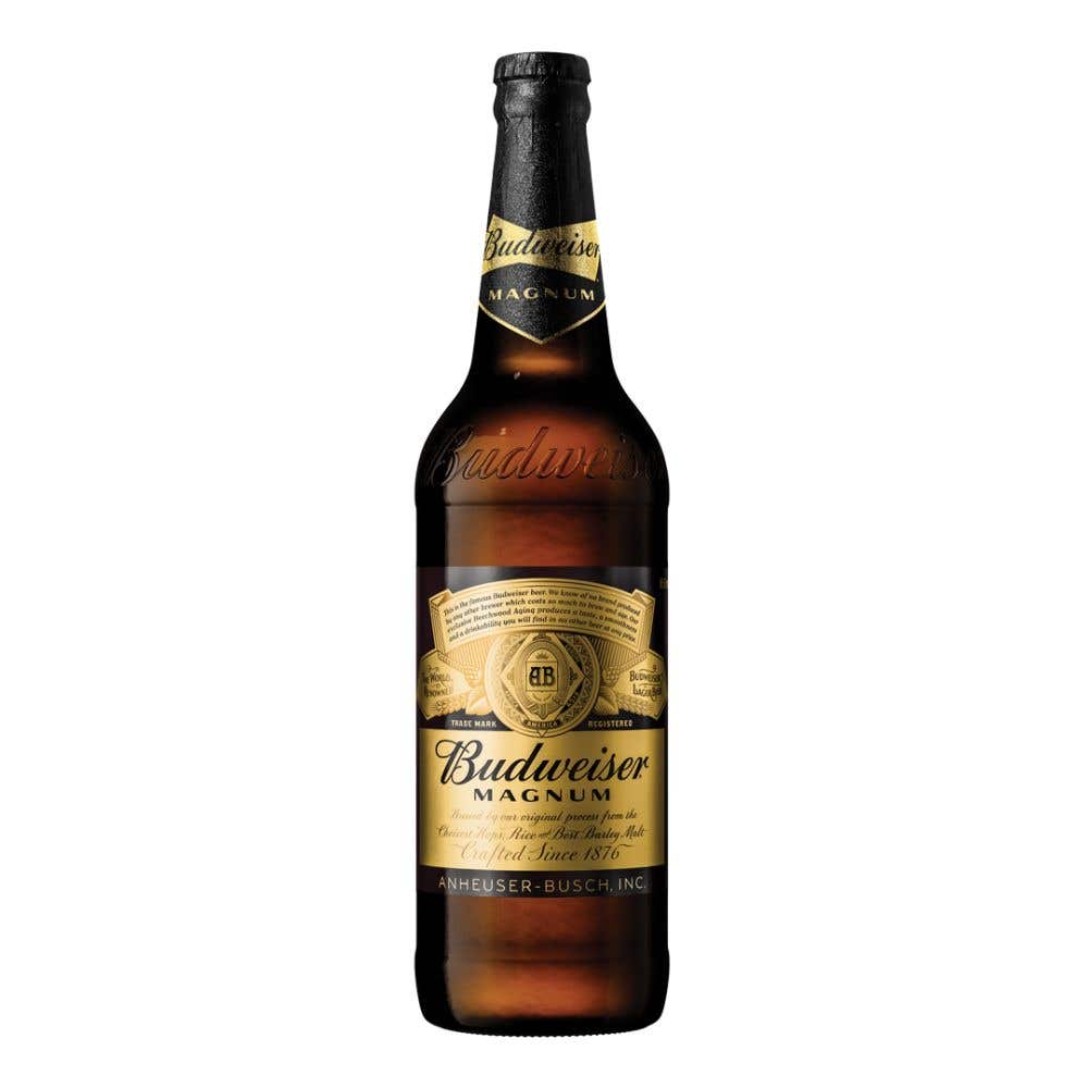 Buy Budweiser Magnum Strong Beer 650ml Bottle Online At Natures Basket