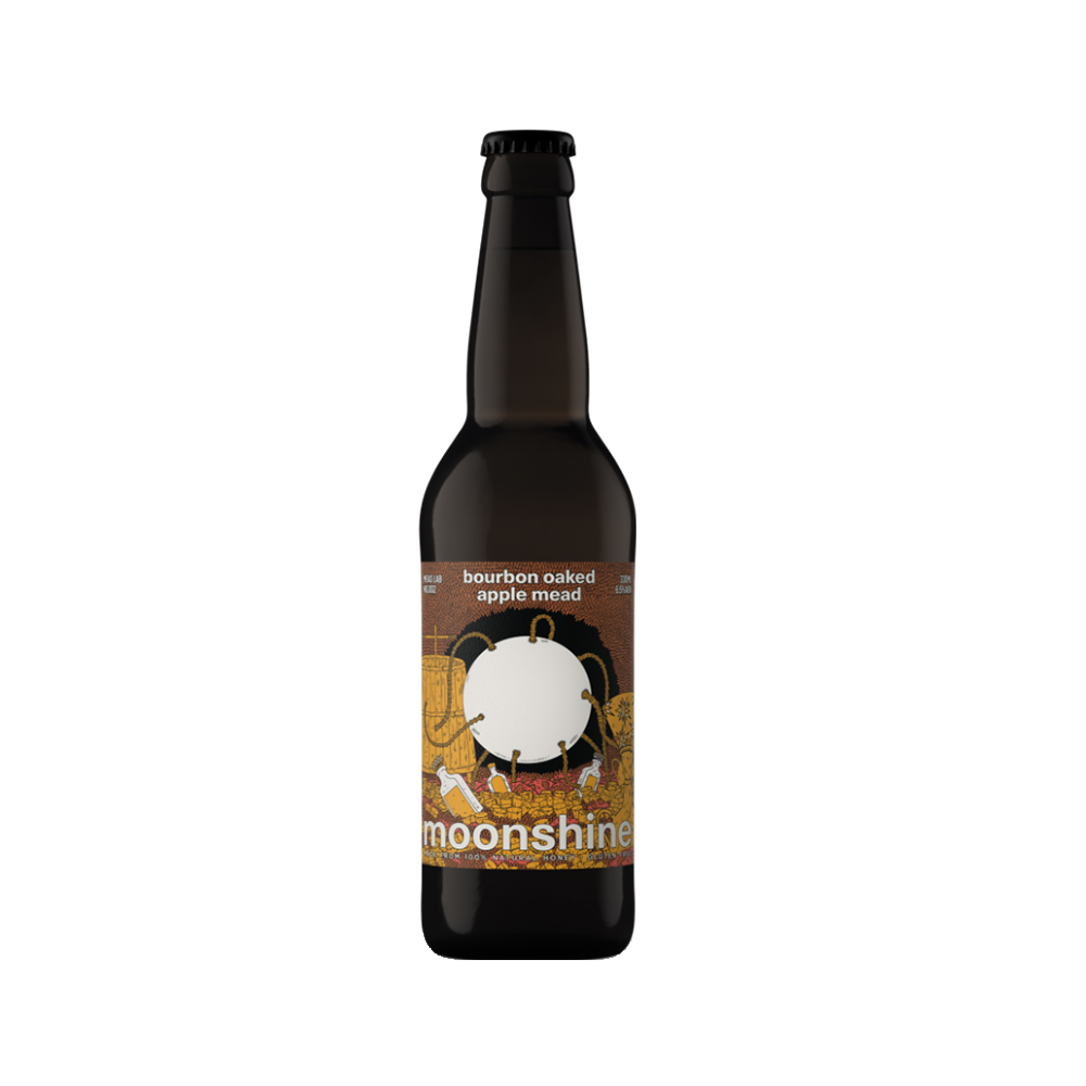 Buy Moonshine Bourbon Oaked Apple Mead, 330ml Bottle Online at Natures