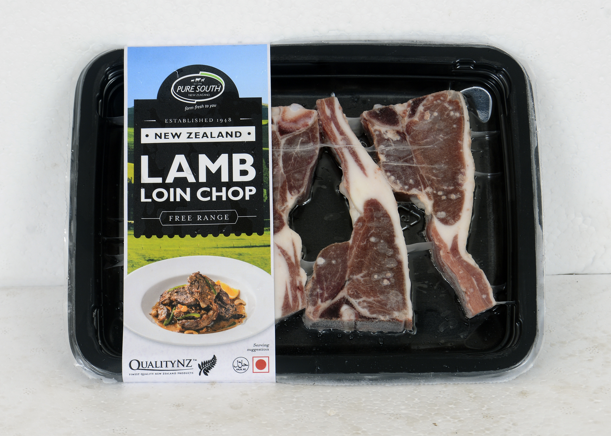 NZ Lamb Loin Cutlet Pure South. Buy Meats, Seafood & Eggs & more