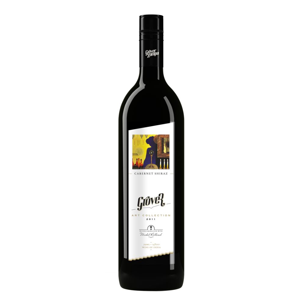 Buy Grover Art Collection Shiraz Red Wine, 750ml Bottle Online