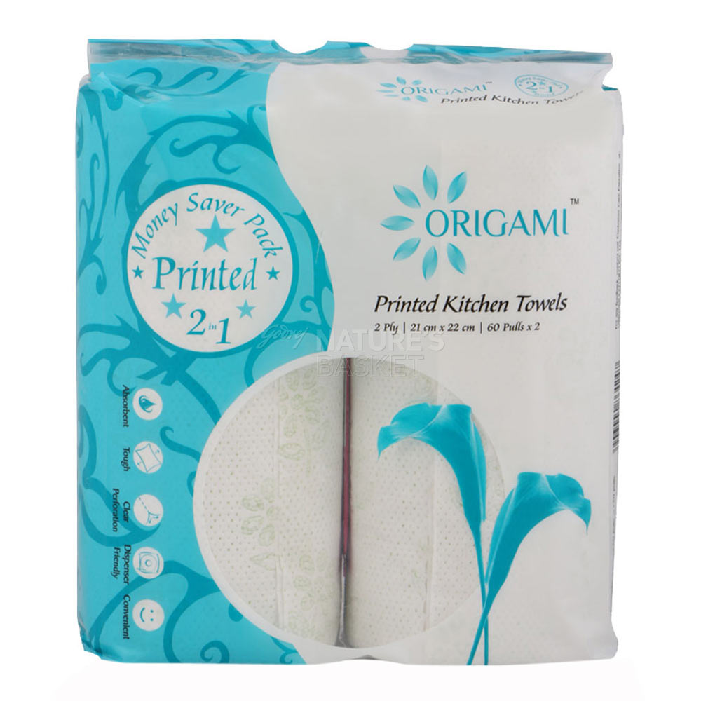 Printed Kitchen Towel Rolls Origami. Buy Instant Meals & Aids & more Godrej Nature's Basket