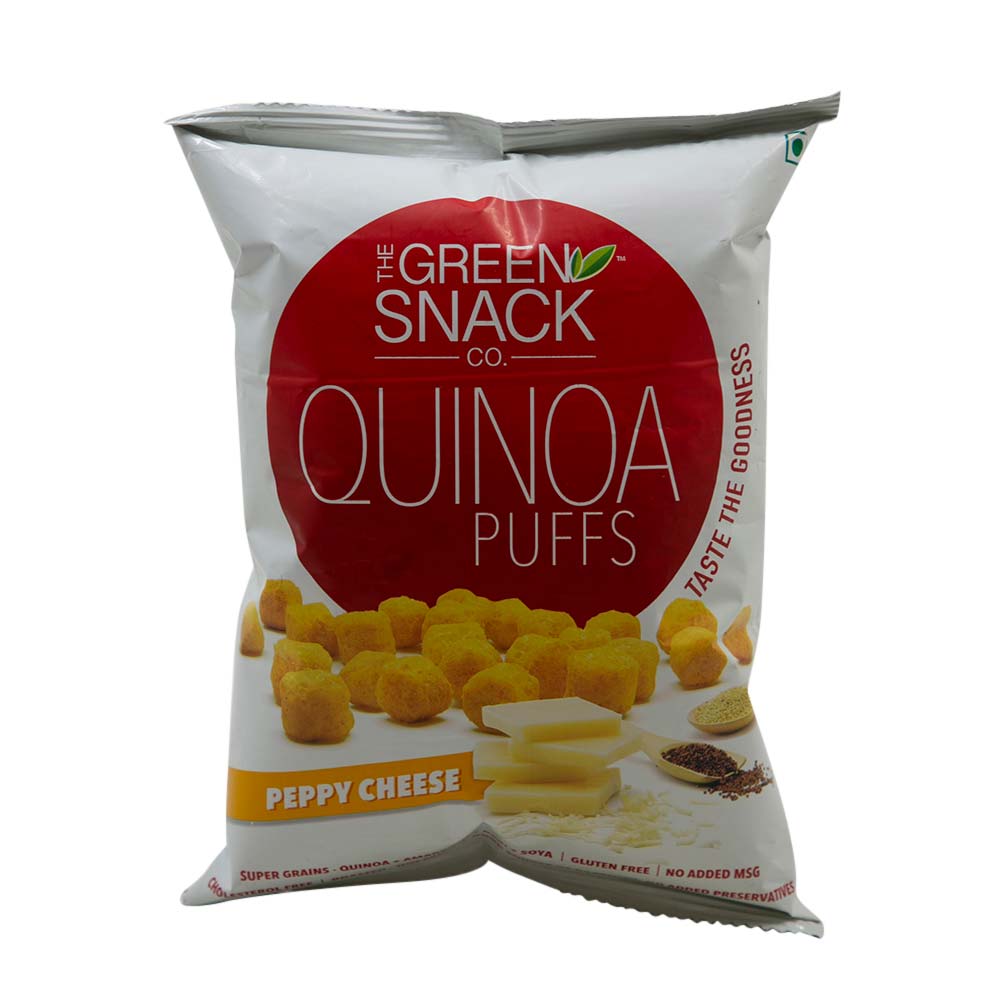 Quinoa Puffs Peppy Cheese The Green Snack. Buy Snacks & Beverages