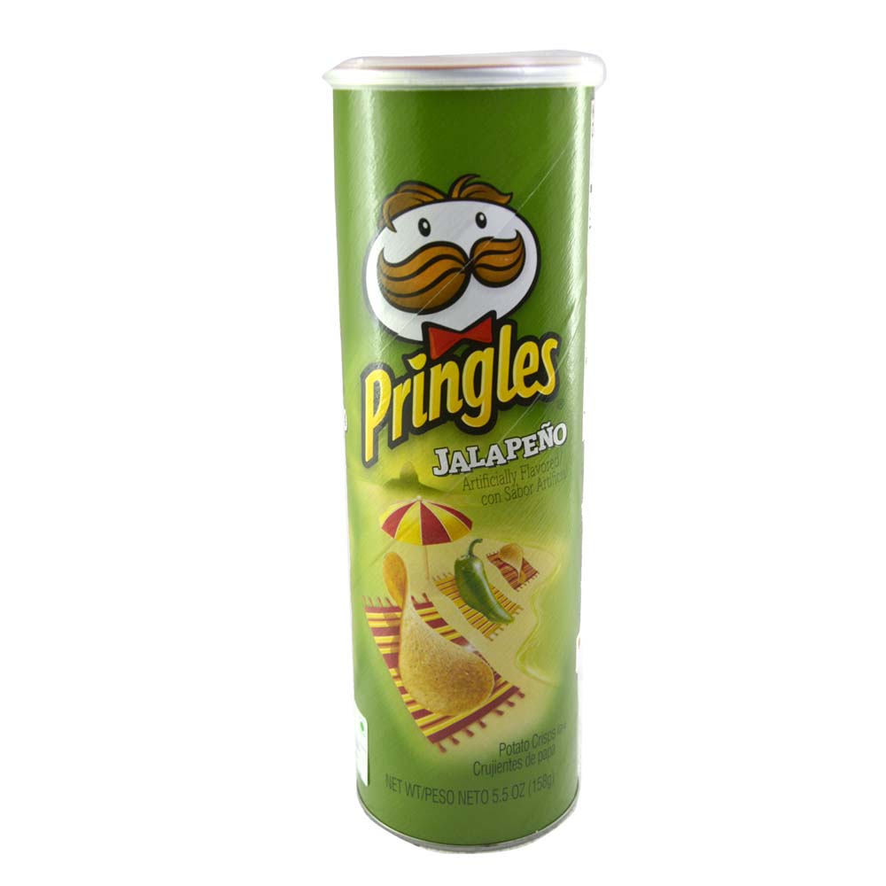 Buy Pringles Potato Crisps Jalapeno, 158g Can Online at Natures Basket