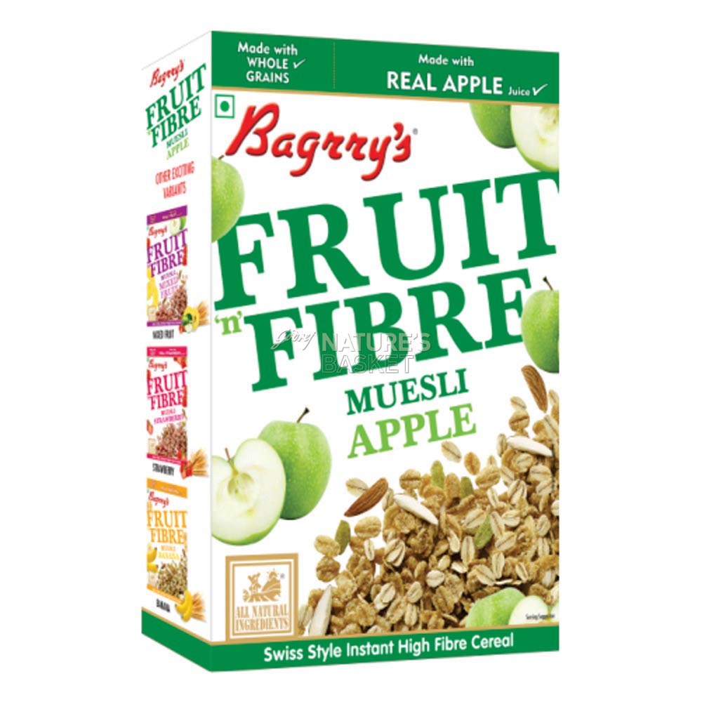 Bagrry's Muesli Buy Muesli (Fruit & Fibre Apple) Online at Best Price in India Godrej Nature