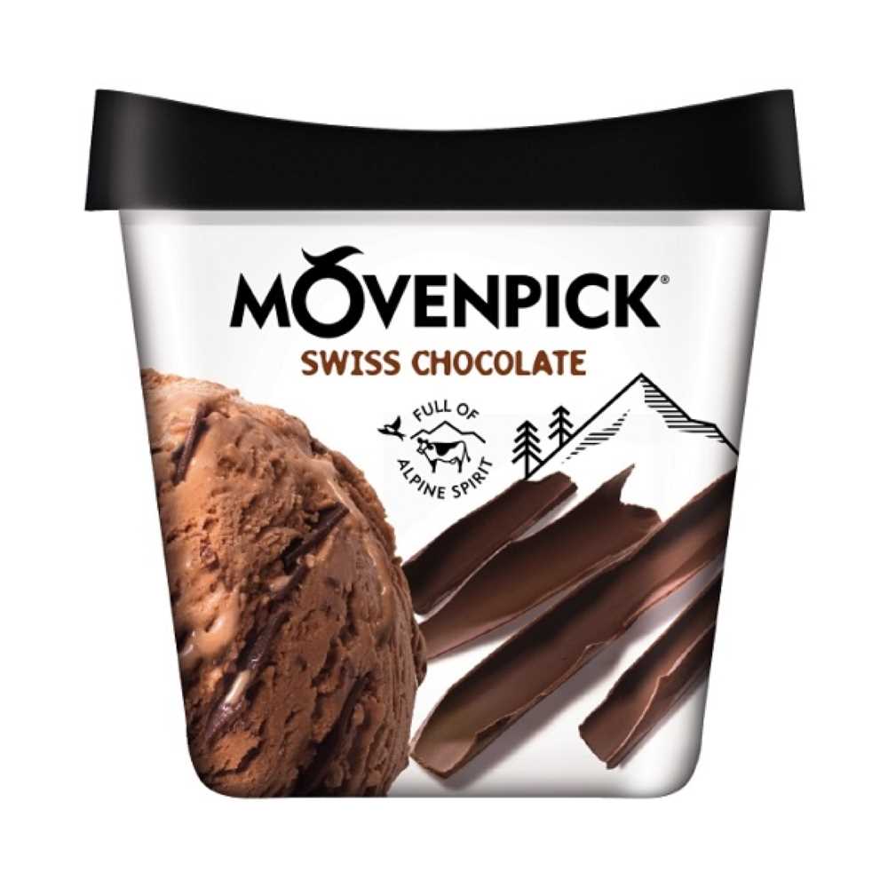 Swiss Chocolate ice cream Movenpick