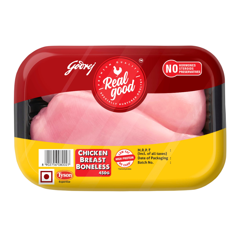 Buy Elicious Chicken Breast Boneless, 450g Tray Online at Natures Basket