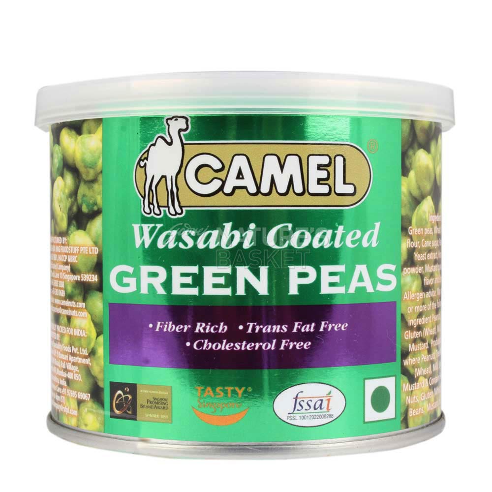 Wasabi Coated Green Peas Camel naturesbasket.co.in