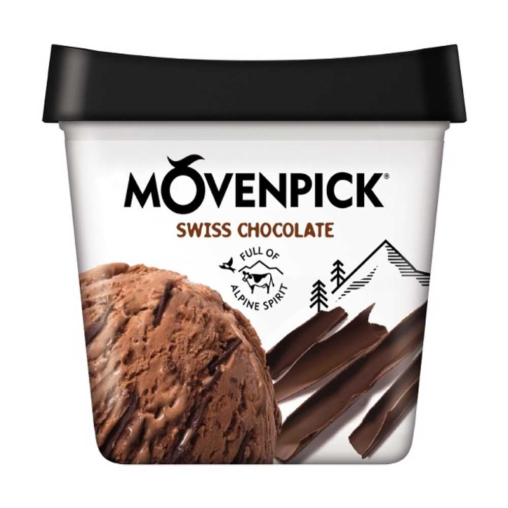 Swiss Chocolate ice cream,Movenpick