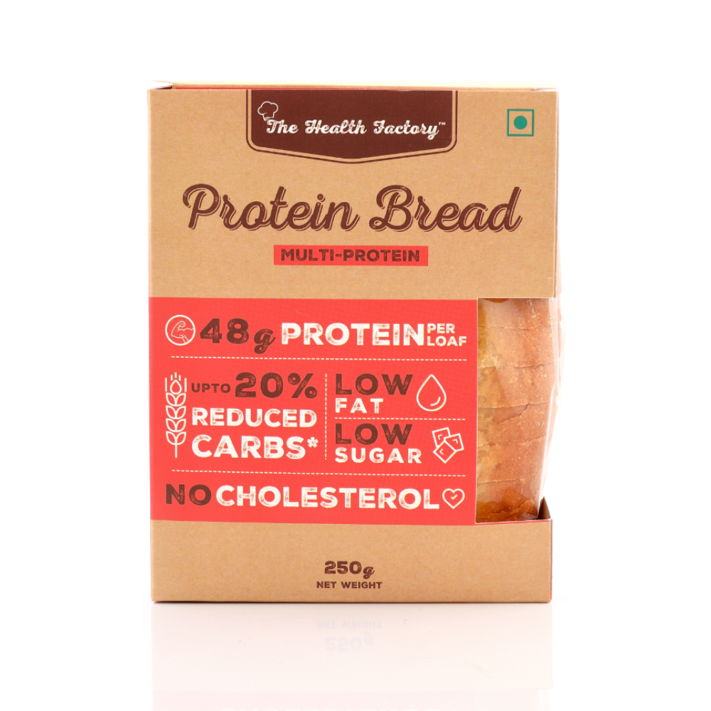 Pro Nutri Loaf Premium High Protein Bread The Health Factory Buy Breakfast Dairy Bakery More Godrej Nature S Basket