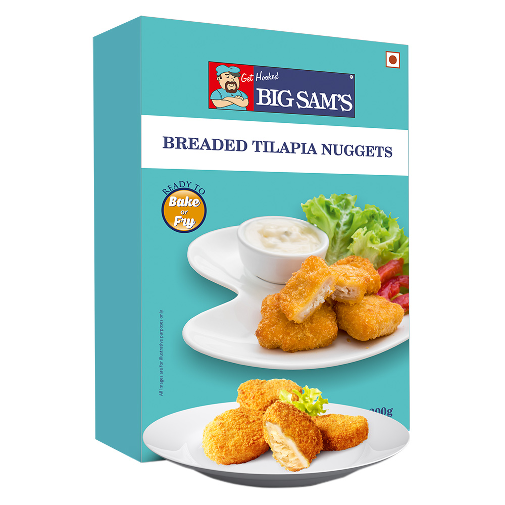 Buy Big Sams Breaded Tilapia Nuggets, 200g Box Online at Natures Basket