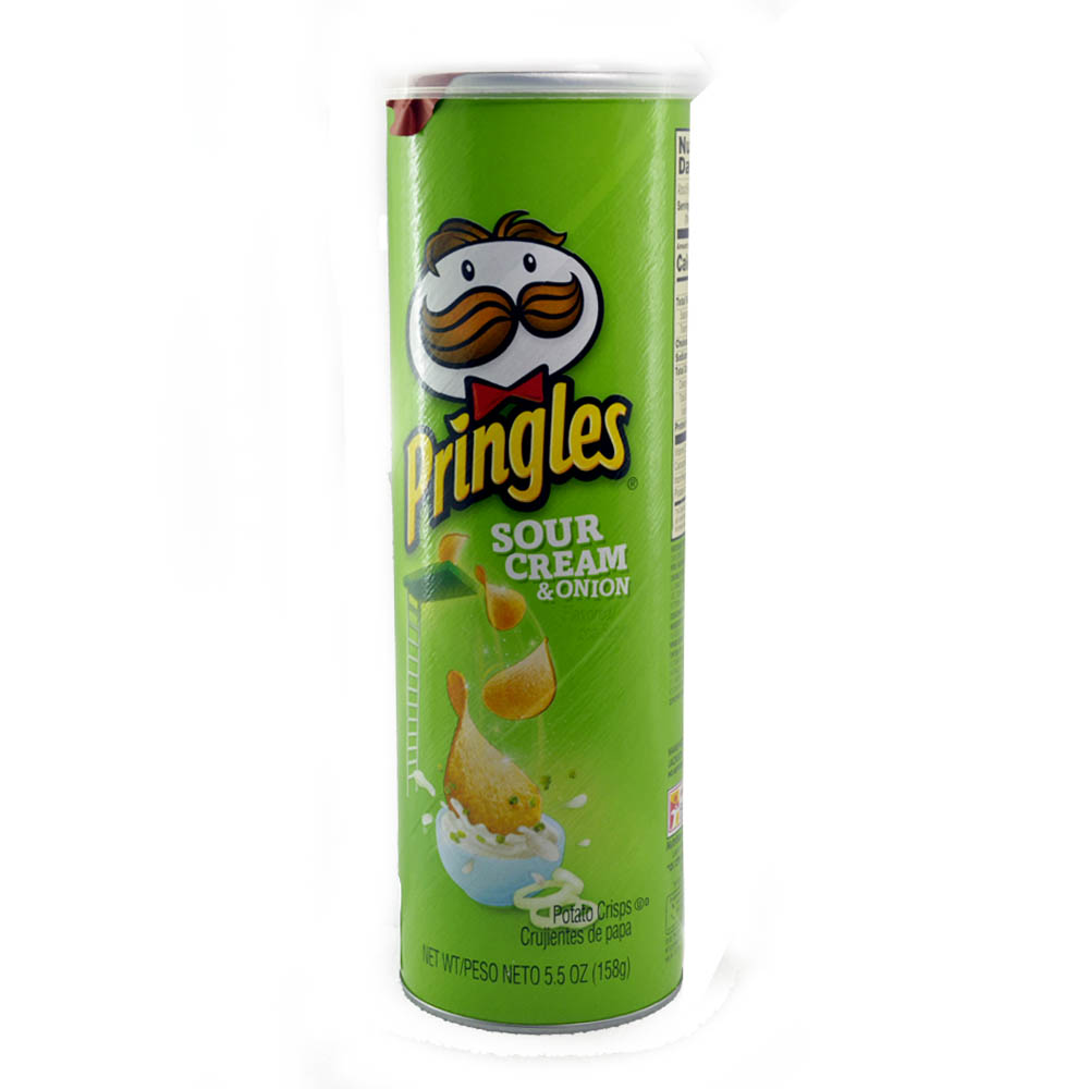 Buy Pringles Cheddar and Sour Cream Potato Crisps, 158g Jar Online at ...