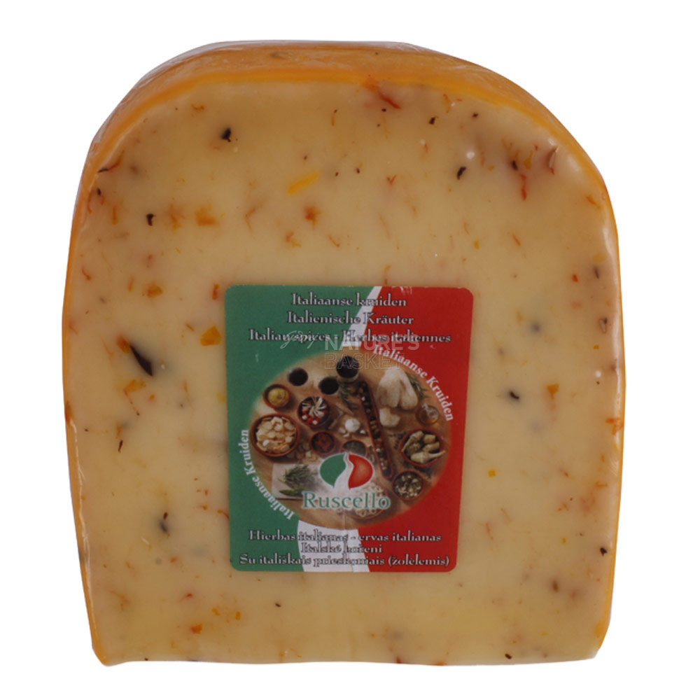 Gouda Italian Herbs Cheese Ruscello naturesbasket.co.in