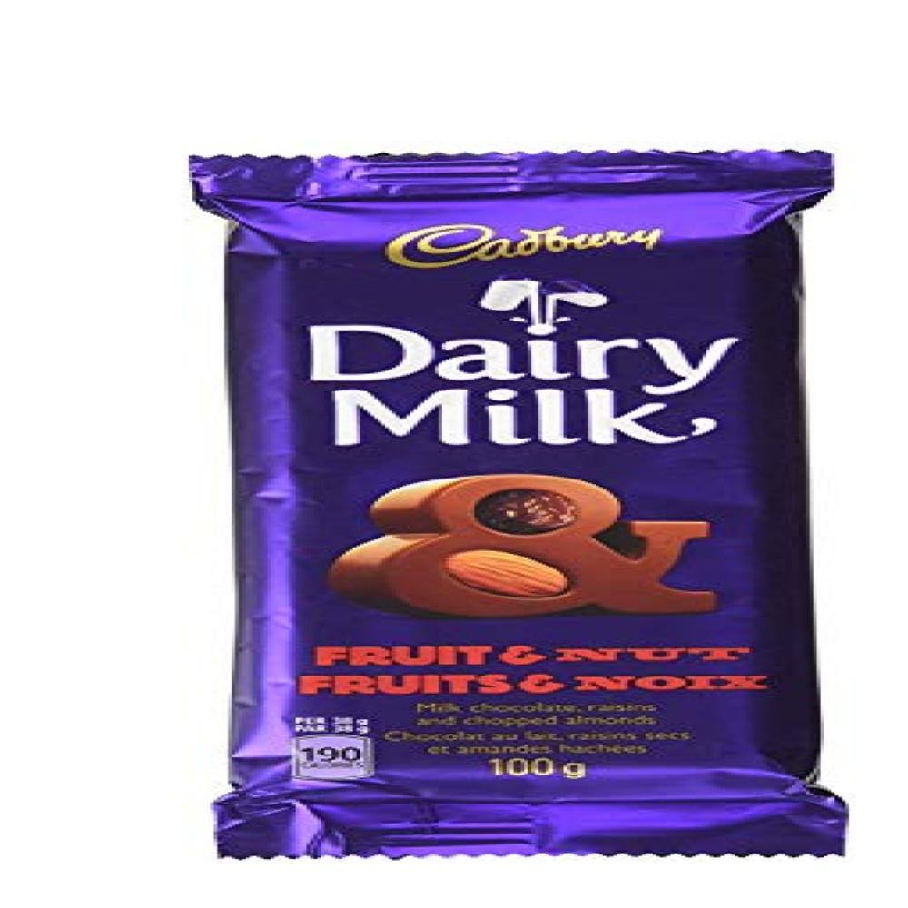 Buy Cadbury Dairy Milk Fruit & Nut, 100g Packet Online at Natures Basket