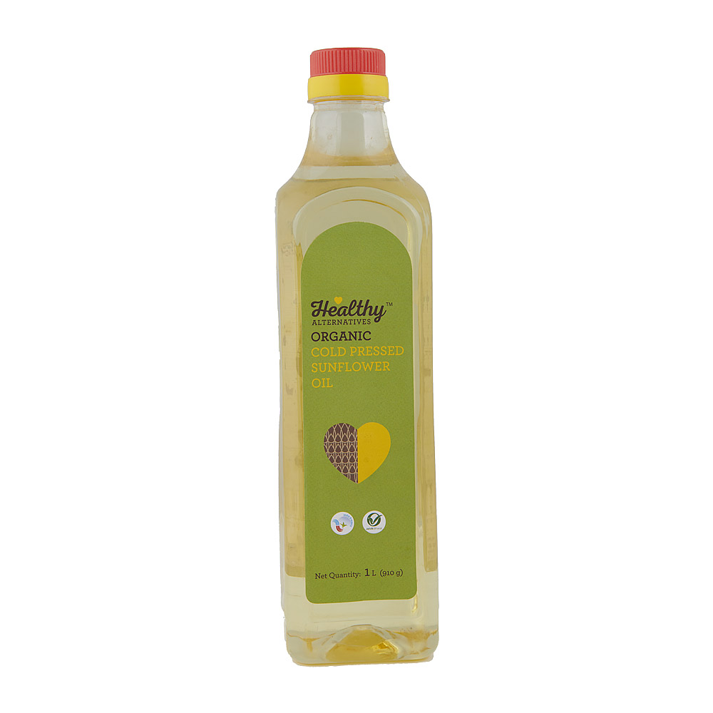 Buy Healthy Alternatives Sunflower Oil, 1L Bottle Online at Natures Basket