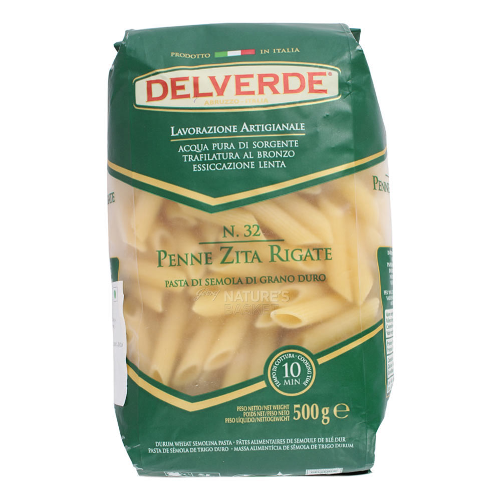 Penne Zita Rigate - Delverde | naturesbasket.co.in